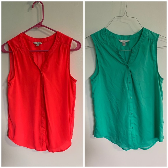 American Eagle Outfitters Tops - 2 American Eagle Sleeveless Shirts